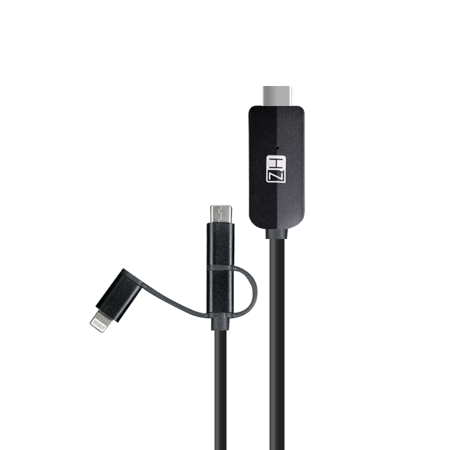 HEATZ 3 IN 1 USB HDMI CABLE ZT41