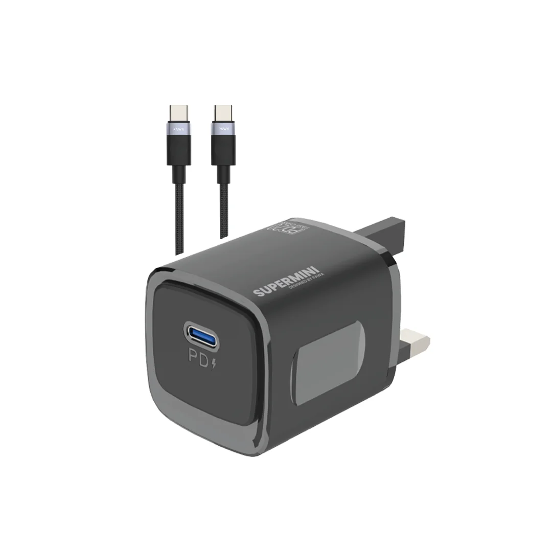 PAWA SUPERMINI TRAVEL CHARGER TYPE C TO C