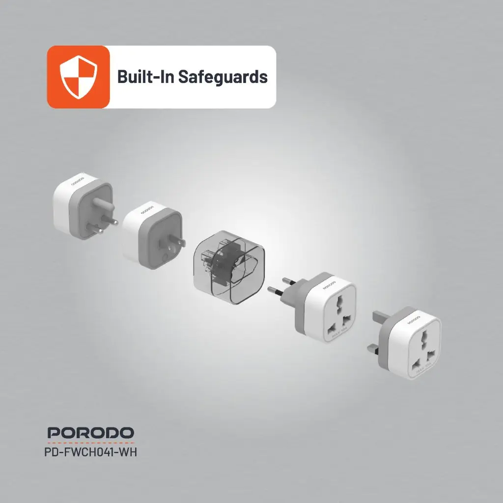 PORODO 150+ CONTRIES UNIVERSAL AC ADAPTER