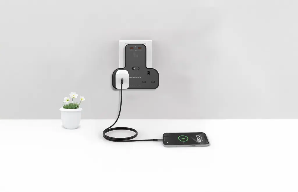 PORODO MULTI-PORT WALL SOCKET