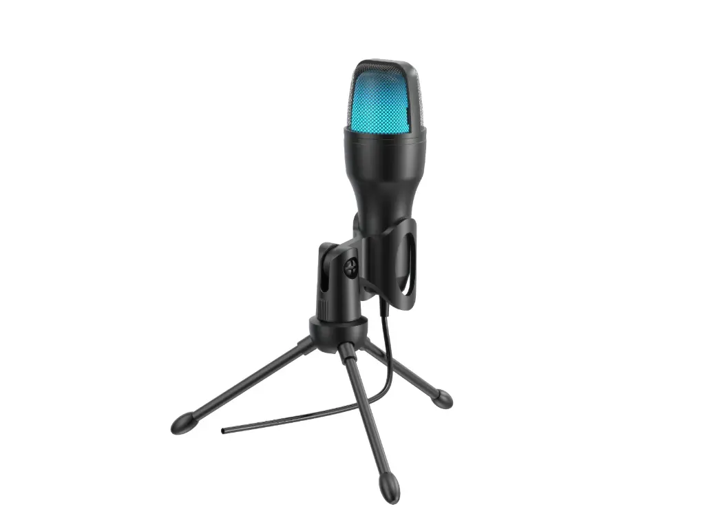 PORODO GAMING CONDENSER MICROPHONE WITH LIGHT DESK RGB - PDX551