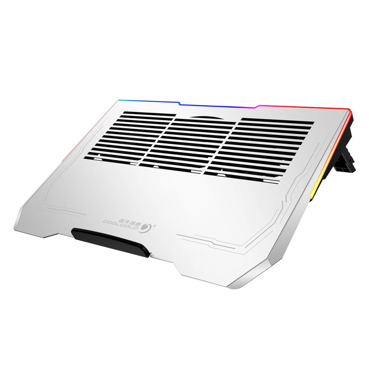 PORODO GAMING ALUMINIUM MALTI GAN COOLING PAD