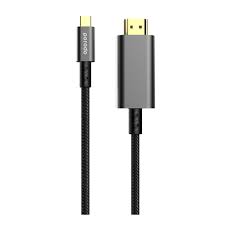 PORODO TYPE-C HDMI BRAIDED CABLE 1.8M