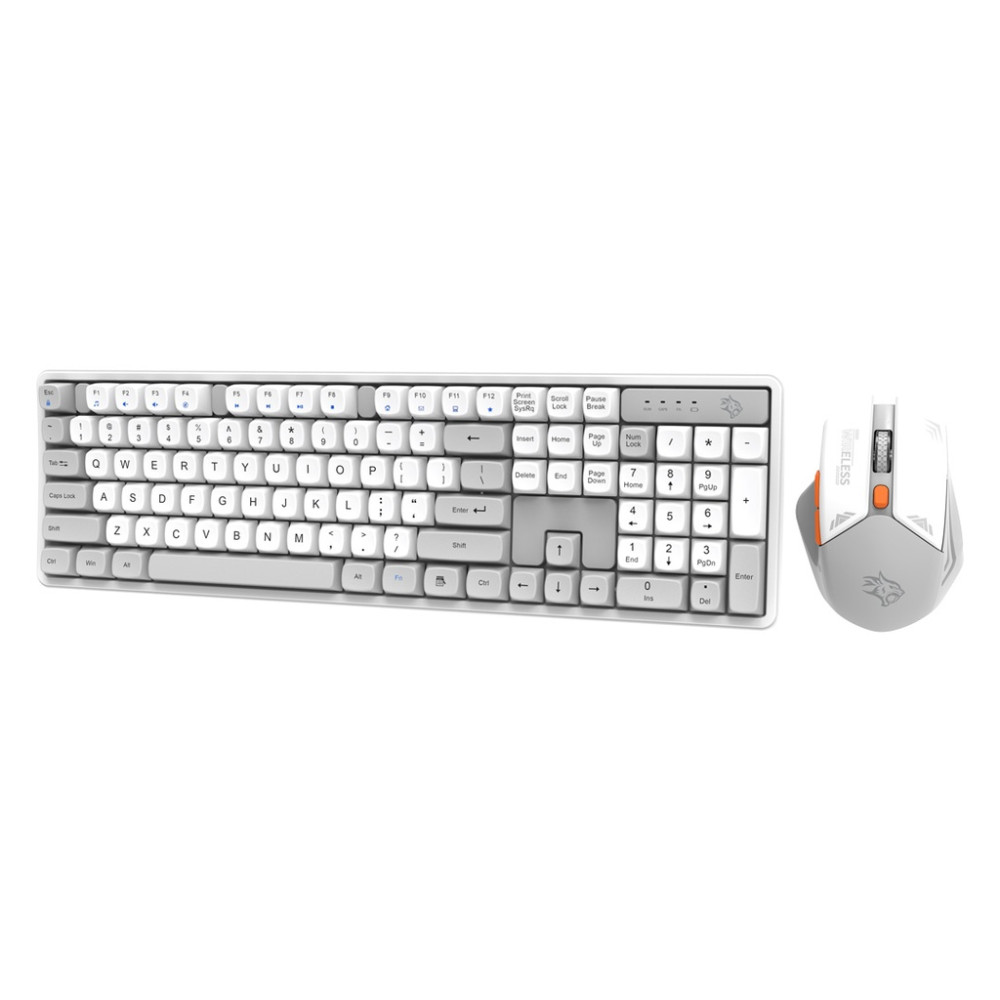 PORODO GAMING WIRELESS KEYBOARD MOUSE SET 2.4GHZ 1600 DPI