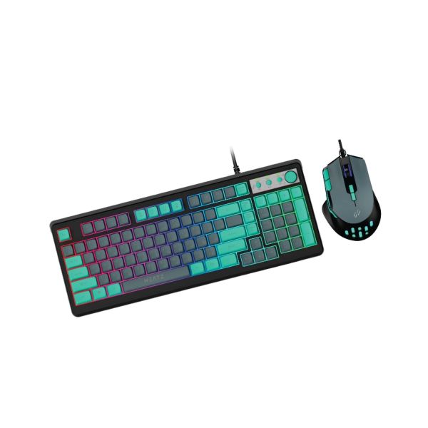 HEATZ GAMING WIRED KEYBOARD ZK26 COMBO WITH VOLUME CONTROL