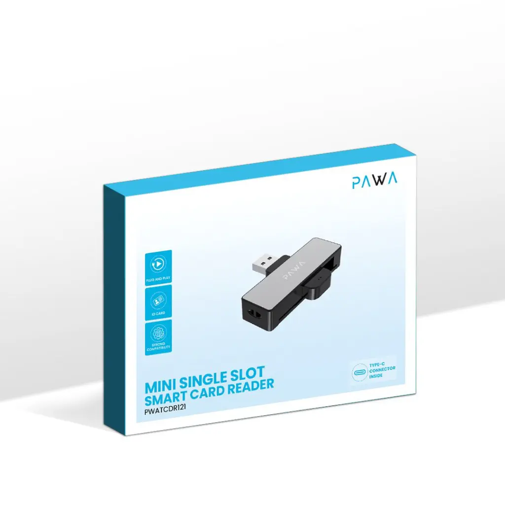 Pawa Mini Single Slot Smart Card Reader