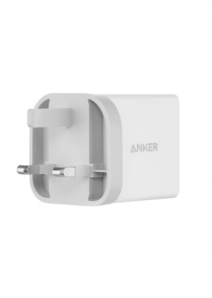 ANKER POWERPORT 24W 2-PORT USB CHARGER WHITE