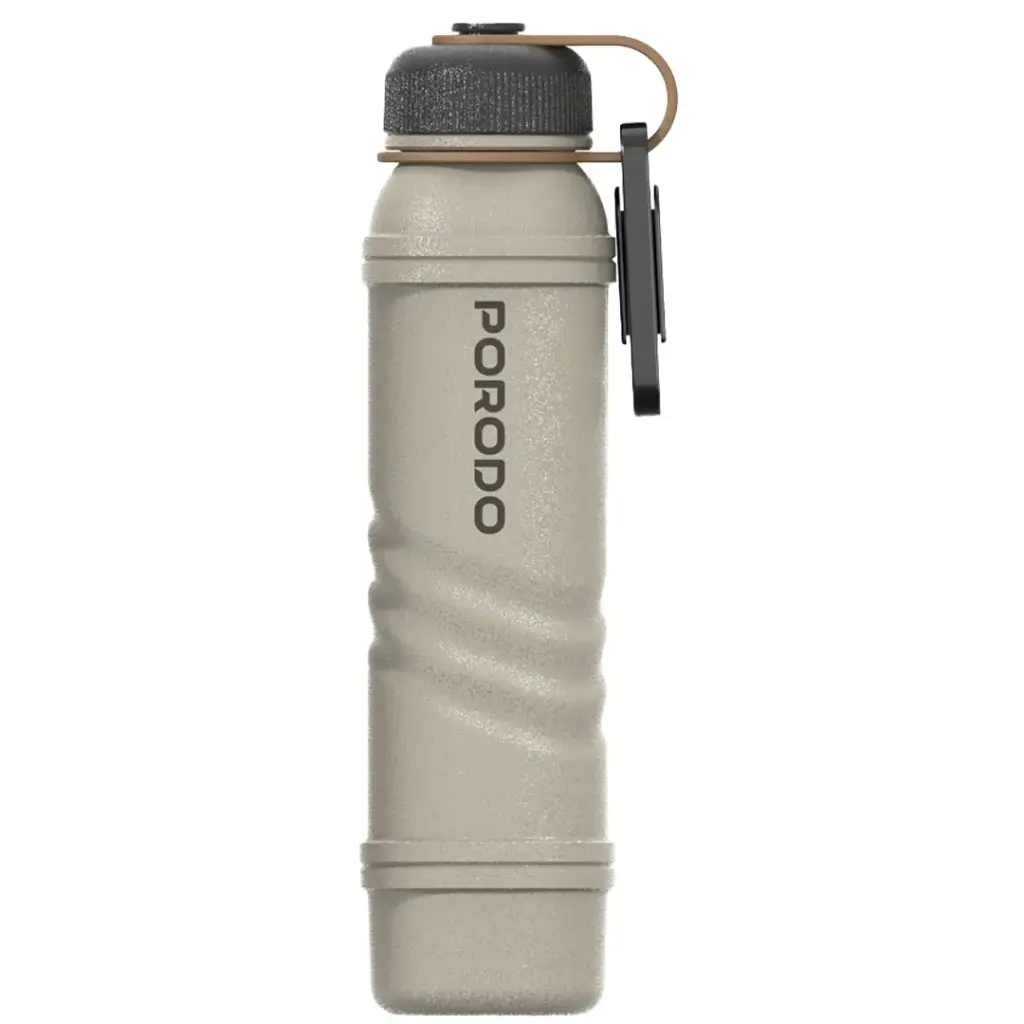 PORODO 5000MAH POWER BANK WITH FLASHLIGHT & LIGHTER