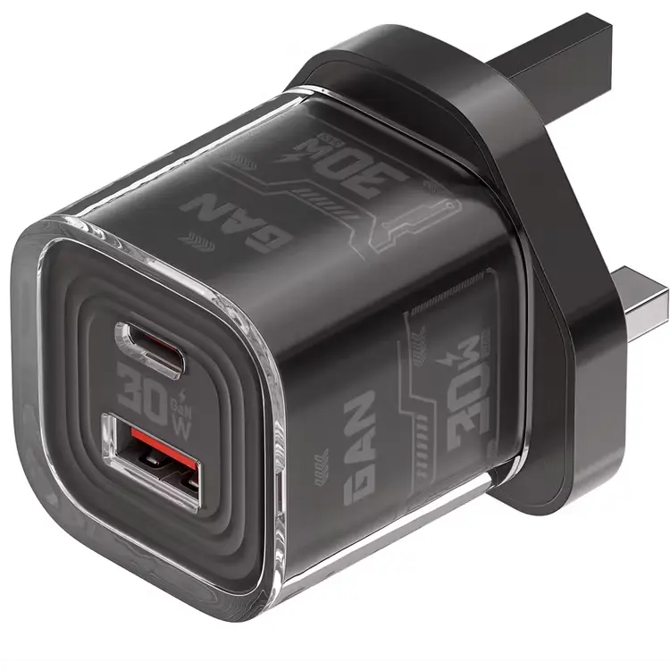 PORODO TEZCLARTE QUICK WALL CHARGER DUAL-PORT BLK