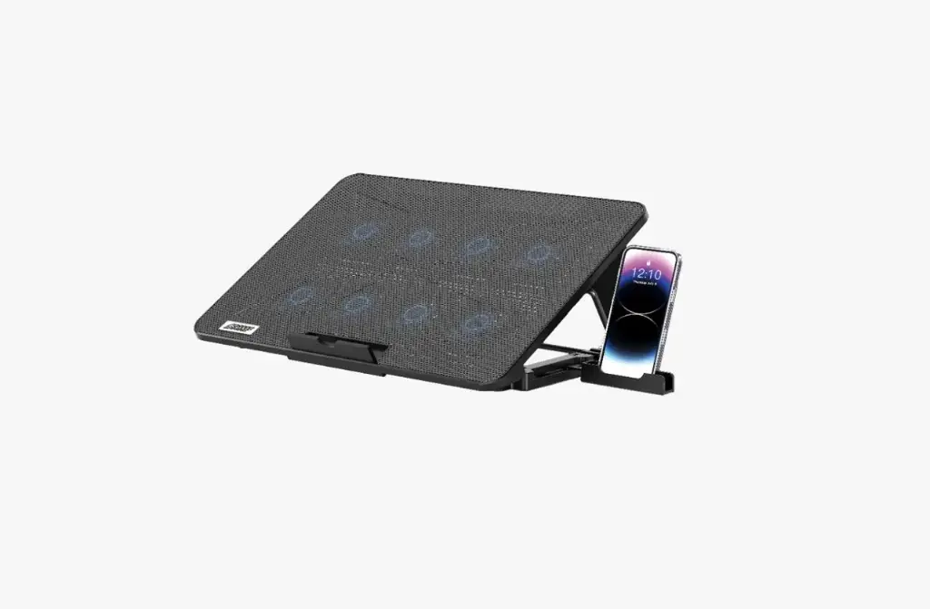 PORODO GAMING 8-FAN ERGONOMIC LAPTOP COOLING STAND