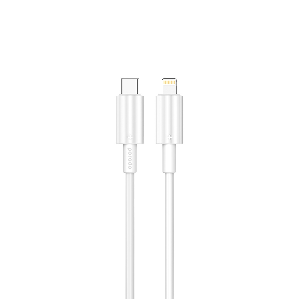 PORODO USB-C TO LIGHTNING DURABLE CHARGING CABLE