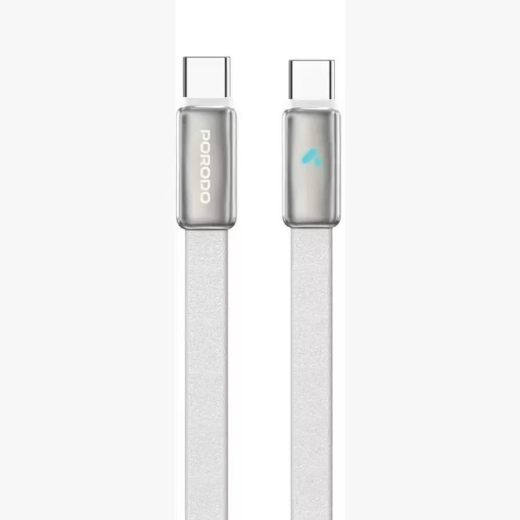 PORODO 100W LED C TO C LEATHER CABLE