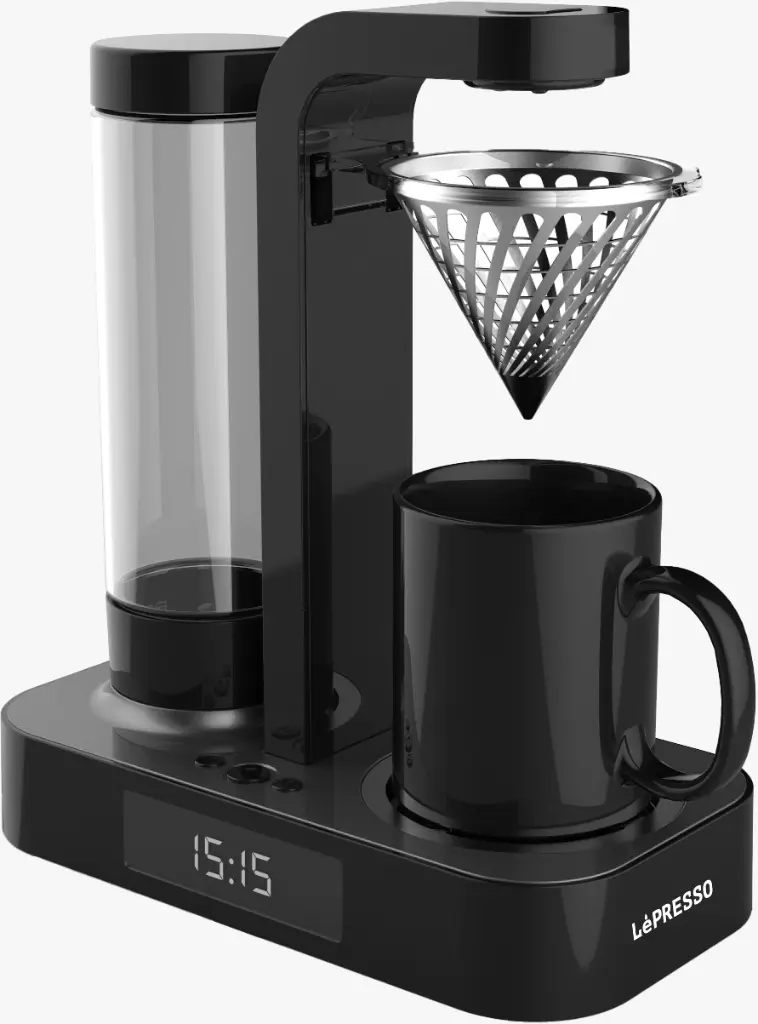 LEPRESSO BREW TIME DRIP COFFEE SYSTEM -BLACK