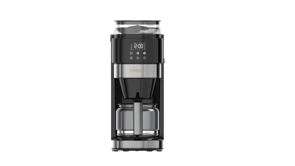 LEPRESSO COFFEE BREWER WITH BEAN GRINDER