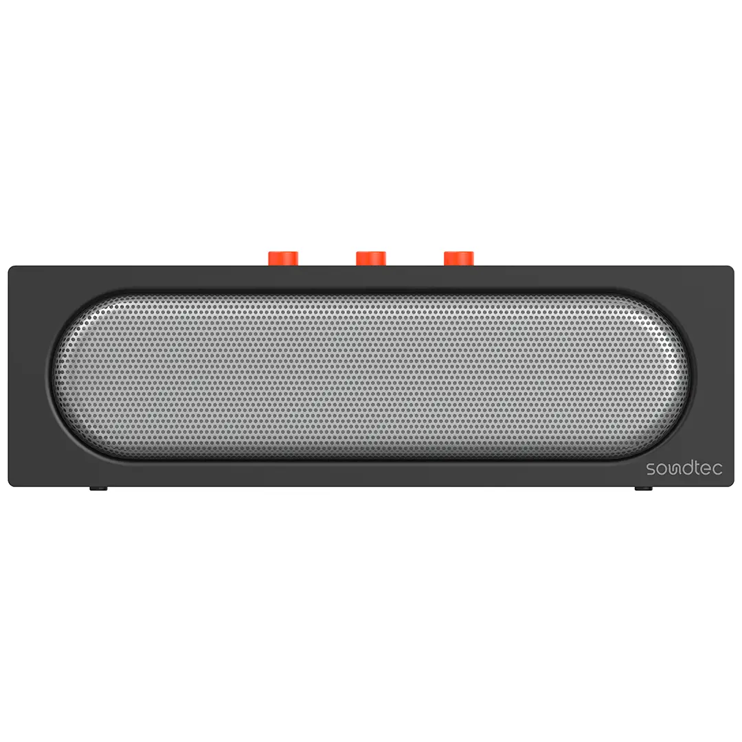 PORODO SOUNDTEC VIBE BAR PORTABLE STEREO SPEAKER-BLACK
