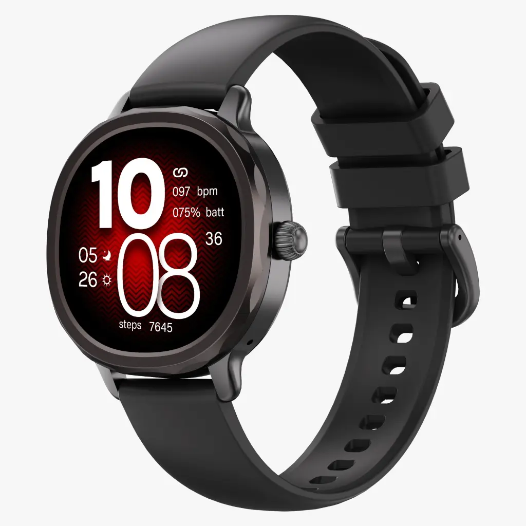 POWEROLOGY VELOFIT 1.04" SMARTWATCH BLACK
