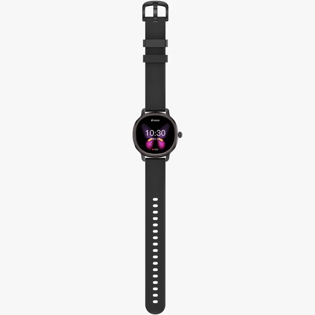 POWEROLOGY VELOFIT 1.04" SMARTWATCH BLACK