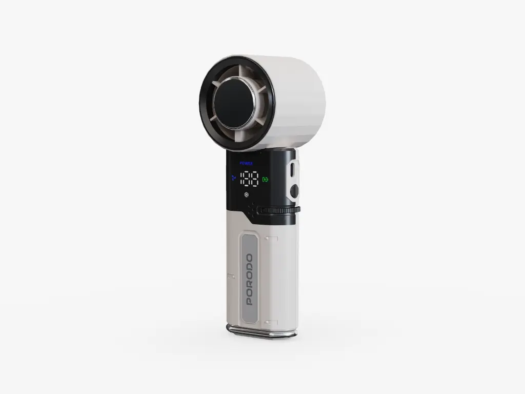 PORODO CHILLO PLUS RECHARGEABLE ICE COOLING FAN-WH