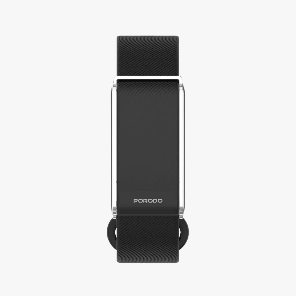PORODO TRACKFIT SCREENLESS SMART FITBAND-BLACK