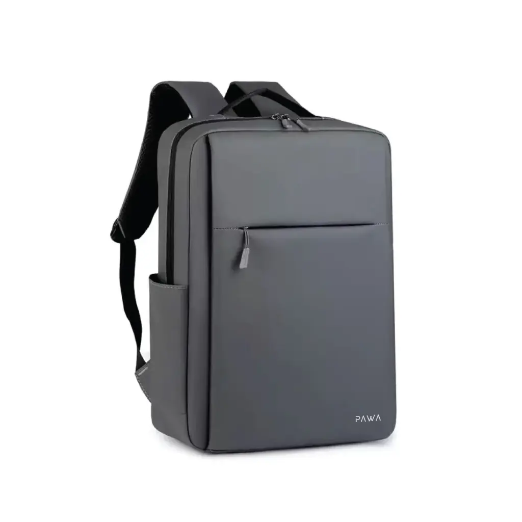 PAWA LAPTOP BAGPACK WITH TROLLEY HOLDER - GREY