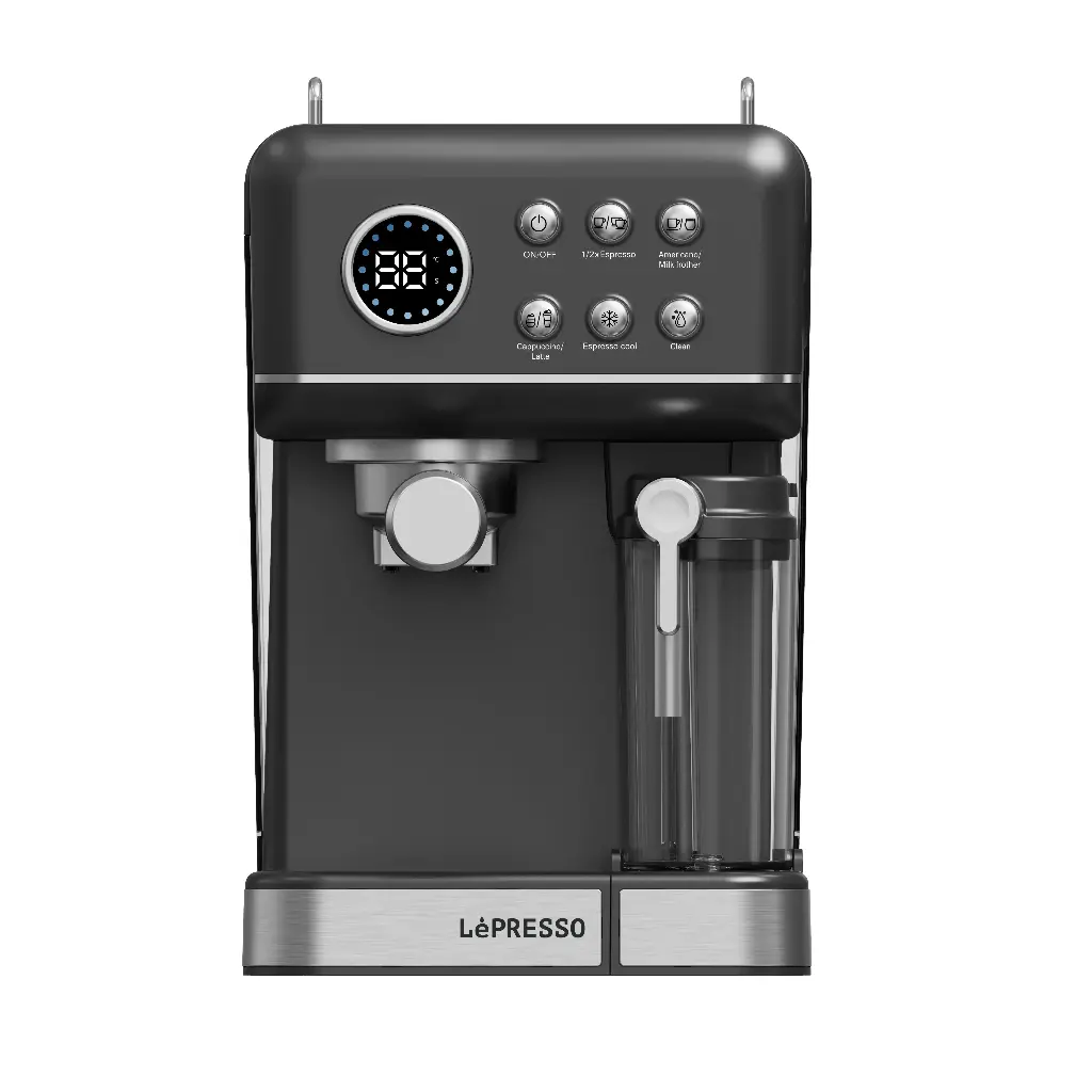 LEPRESSO MARZETTE COFFEE MAKER WITH MILK TANK