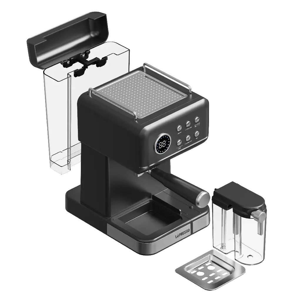 LEPRESSO MARZETTE COFFEE MAKER WITH MILK TANK