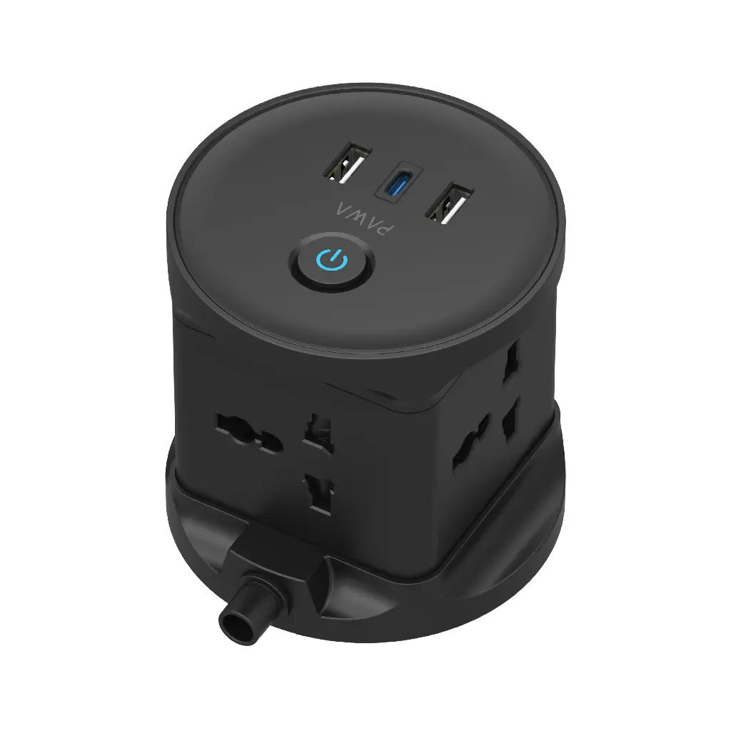 PAWA GAN-TOWER PRO 4AC WITH 3PORT PD20W POWERSTRIP