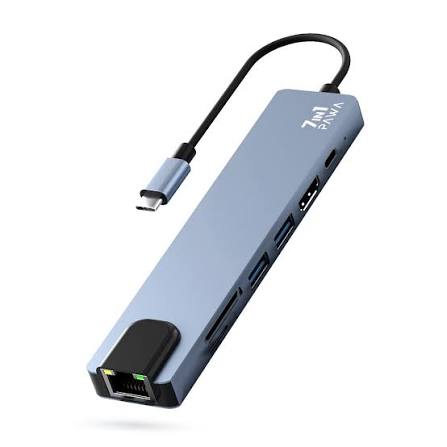PAWA 7 IN 1 USB-C HUB WITH 4K HDMI 100W