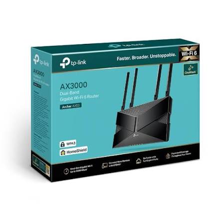 TP-LINK ARCHER AX53 PRO AX3000 DUAL-BAND WI-FI 6 ROUTER