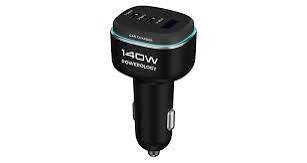 POWEROLOGY 140W TRIPLE PORT CAR CHARGER