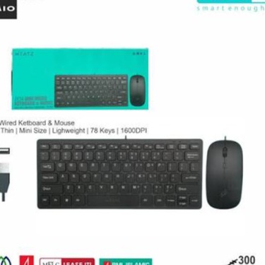 HEATZ MINI WIRED KEYBOARD AND MOUSE ZK34