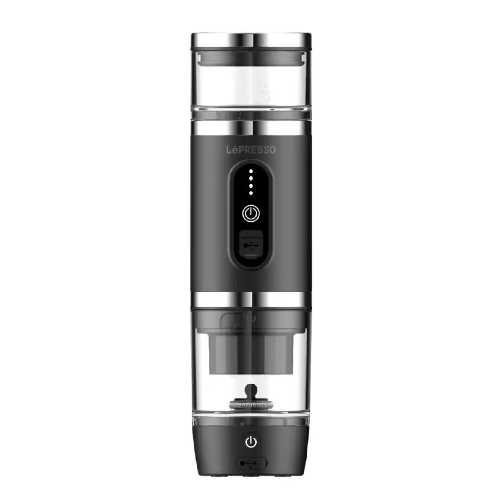 LEPRESSO 4 IN 1 PORTABLE COFFEE MACHINE - BLACK