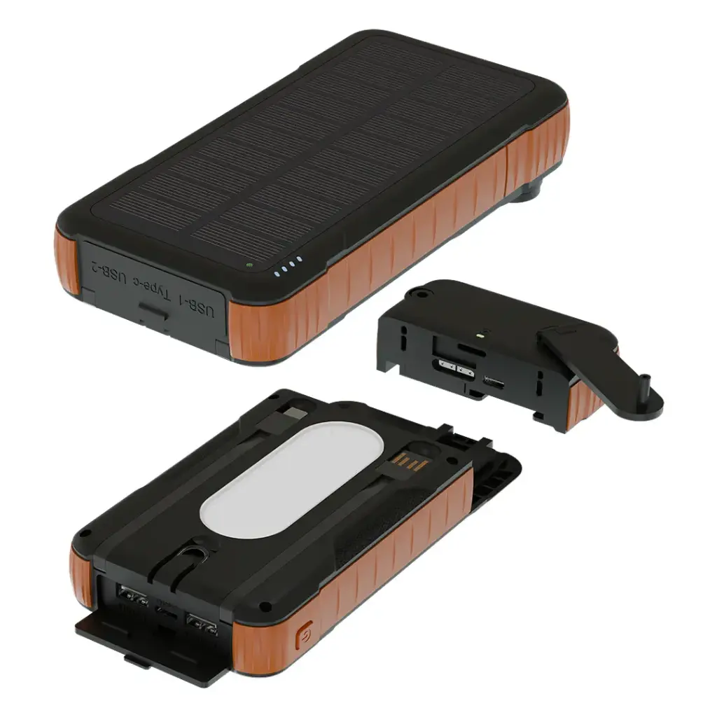 PORODO SUNOVA 20000MAH SOLAR POWERBANK