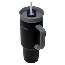 LEPRESSO QUIRKSIP INSULATED TUMBLER WITH DOUBLE WALL VACCUM-BLUE