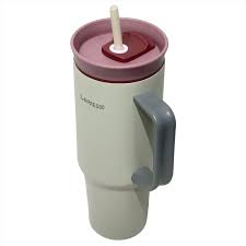 LEPRESSO QUIRKSIP INSULATED TUMBLER WITH DOUBLE WALL VACCUM-BEIGE