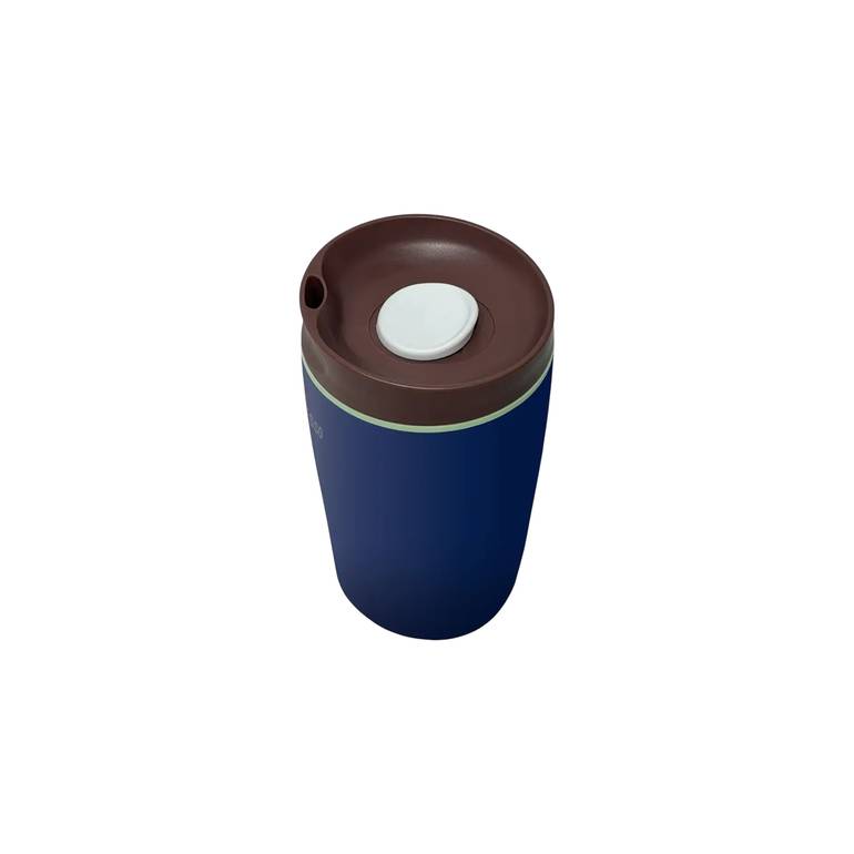 LEPRESSO QUIRKSIP INSULATED TUMBLER WITH DOUBLE WALL VACCUM-BLUE