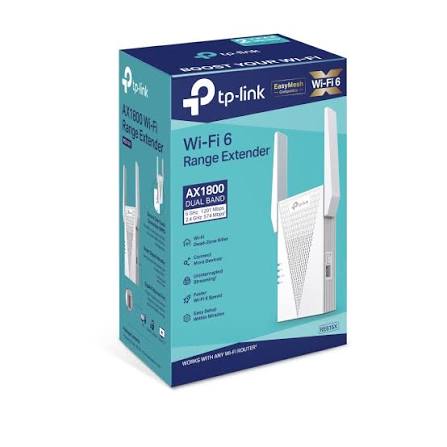 TP LINK WIFI 6 RANGE EXTENDER AX1800