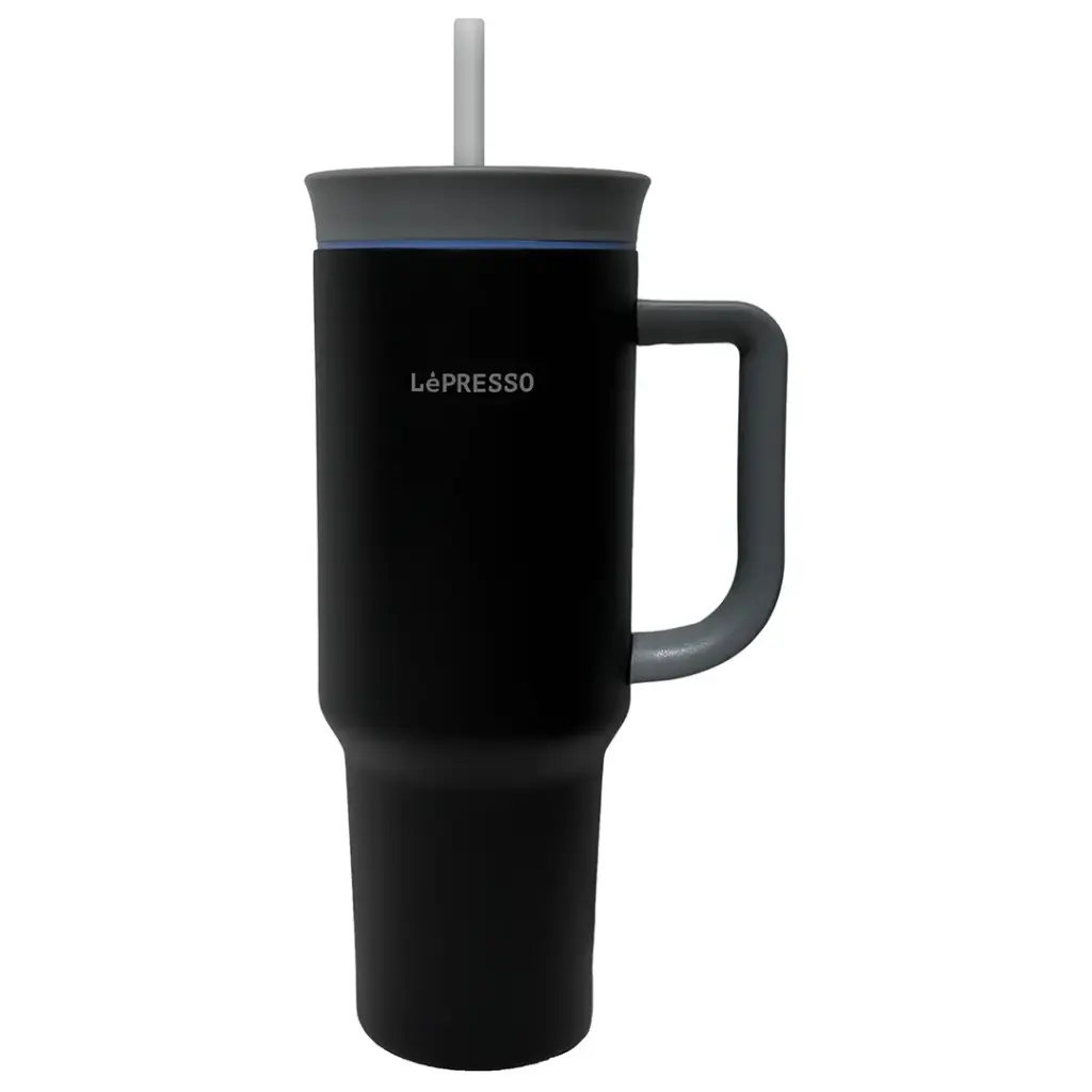 LEPRESSO QUIRKSIP INSULATED TUMBLER BLUE