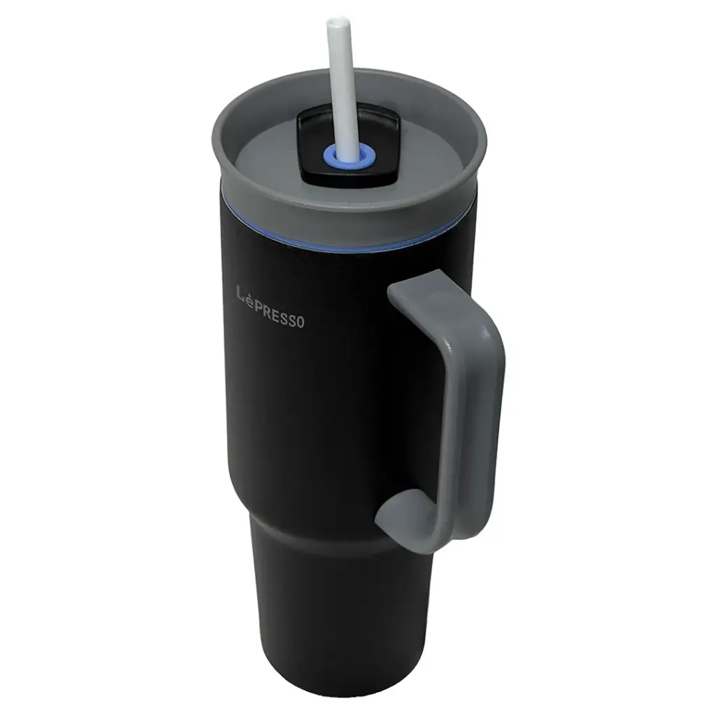 LEPRESSO QUIRKSIP INSULATED TUMBLER BLUE