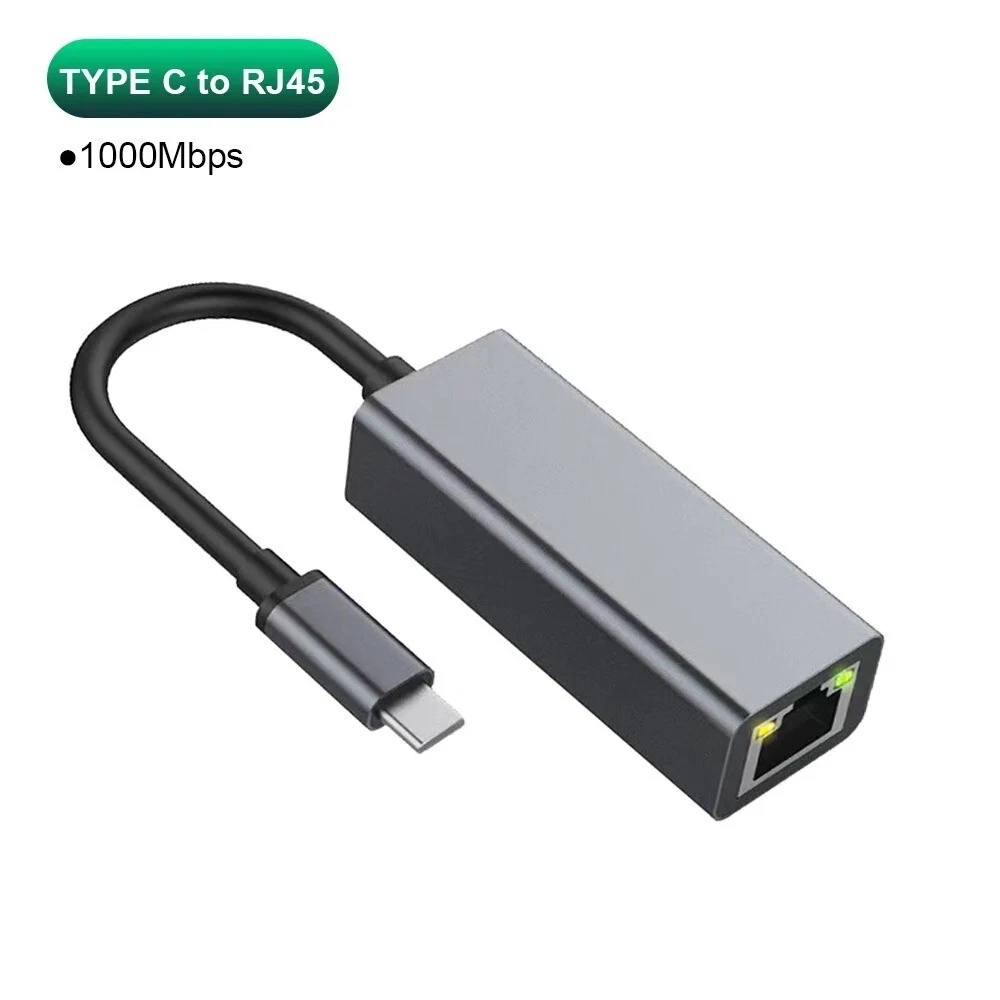 TYPE C TO ETHERNET ADAPTER 100MBPS