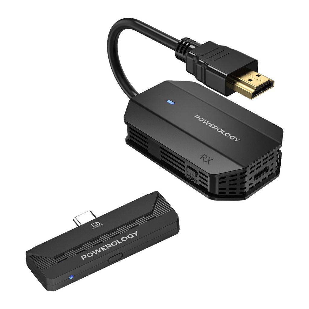 POWEROLOGY WIRELESS HDMI TYPE C ADAPTER AUDIO & VIDEO